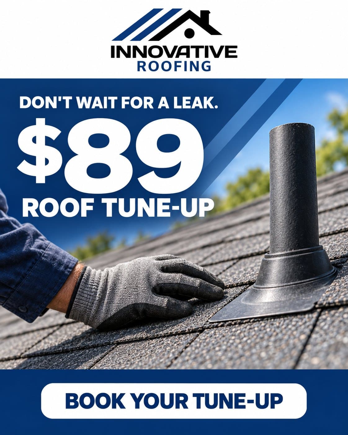Innovative Roofing attic and roof inspection — ventilation check for Omaha and Kansas City homes