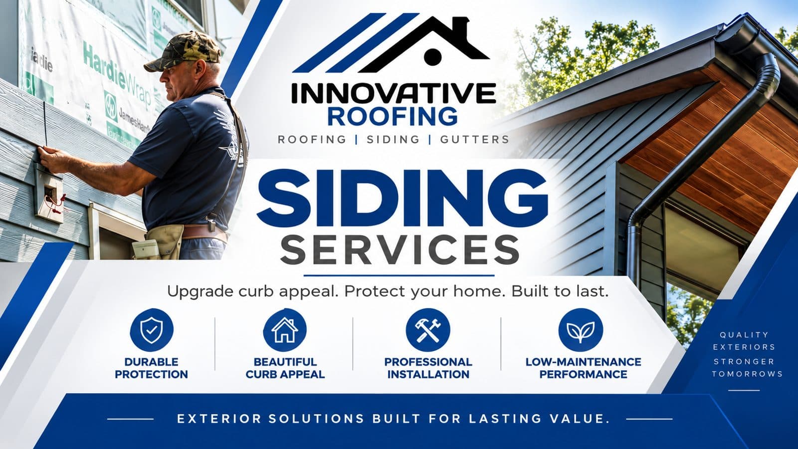 Innovative Roofing siding services — durable protection, curb appeal, and professional installation in Omaha and Kansas City