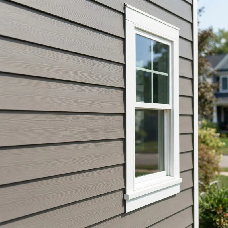 New fiber-cement lap siding replacement on a Midwest home by Innovative Roofing